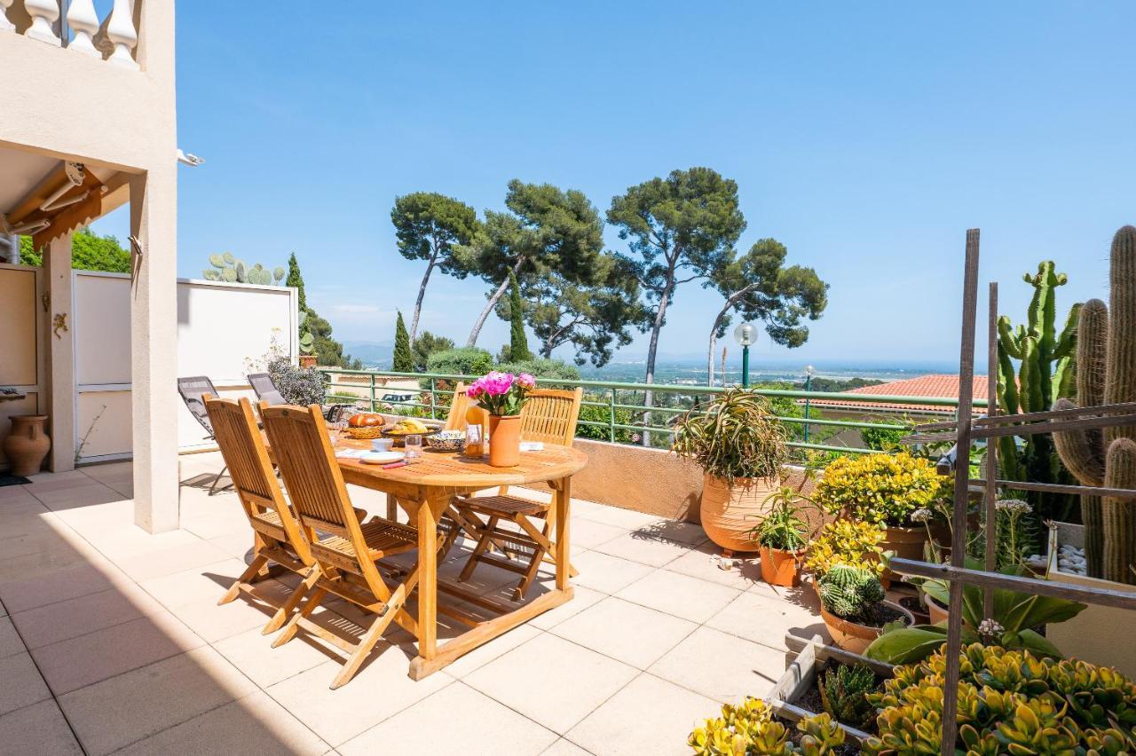 La Cle Vue Mer, Clim, Terrasse, Parking A Hyères Екстериор снимка